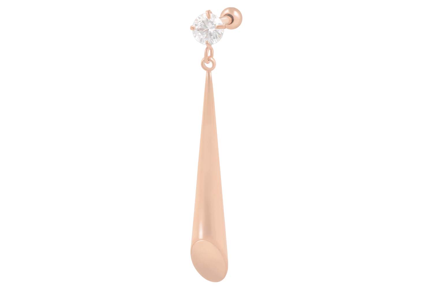 Chirurgenstahl Ohrpiercing KRISTALL + KEGEL ++SALE++